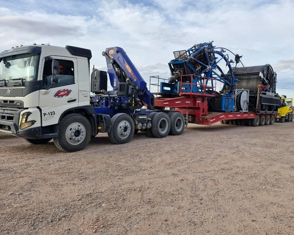 Equipamiento pesado en operación